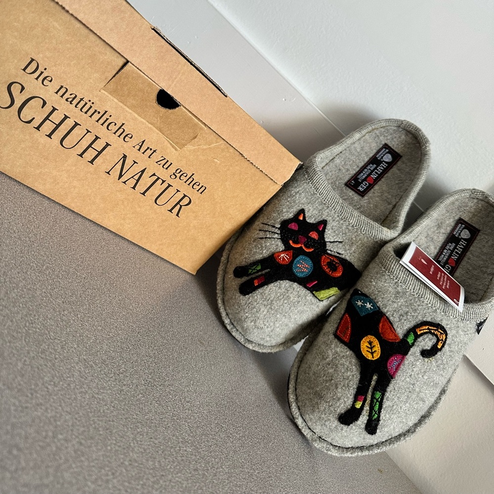 Brand new!!! Haflinger wool slippers!